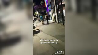 Female catches her Girlfriend Cheating, Her Gf Blows Her Off.....That Hurts