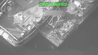 U.S. forces are destroying Iranian naval targets that threaten international shipping in and near the Strait of Hormuz