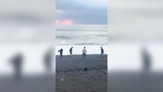 4 young men enter restricted zone in Taiwan and witness live missile