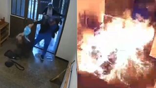 WARNING: Nephew Beats 54 Year Old Aunt to Near Death, then Sets Her on Fire (Romania)