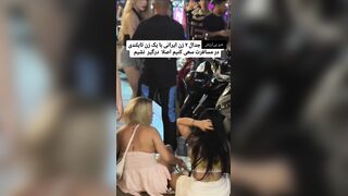 Two Iranian women and a Thai prostitute fighting
