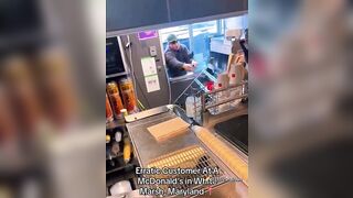 Maryland Man Loses it in McDonald's Drive Thru over Slow Service.