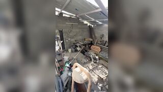 Ammunition storage discovered by IDF in a compound of a school.