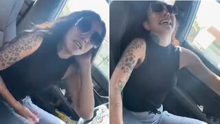 Girl Stalks her Ex and Goes Ballistic When he Says It's Over.