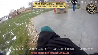 Vehicle theft suspect is taken down and bitten by K-9 in Ohio