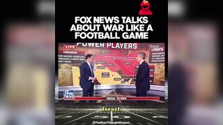MUST SEE: Neocon Fox News Covers War like an NFL Football Game...It's all a Game to the Military Industrial Complex