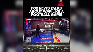 MUST SEE: Neocon Fox News Covers War like an NFL Football Game...It's all a Game to the Military Industrial Complex