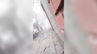 A helpless mother is walking down a street in Tehran when she experiences two stages of ruthless enemy fighter attacks up close!