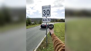 Man Hurls Cakes and Spaghetti at Speeding Cars in School Zones