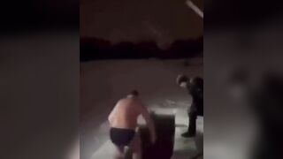 Sad Story of Russian Girl Taking an Ice Bath is Swept Away by Current (Body Never Found)