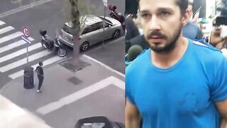 Shia LaBeouf was caught seemingly drunk, SCREAMING at a woman