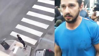 Shia LaBeouf was caught seemingly drunk, SCREAMING at a woman