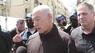 Netanyahu says Iran must be wiped out because they are "attacking Israeli civilians"