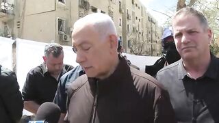 Netanyahu says Iran must be wiped out because they are "attacking Israeli civilians"