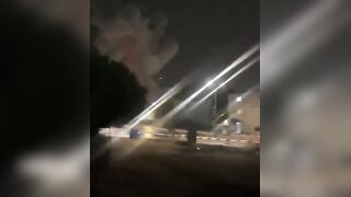 INSANE FOOTAGE CAPTURES THE MOMENT AN IRANIAN BALLISTIC MISSILE SLAMS INTO THE SOUTHE
