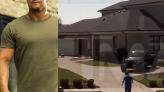 "Reacher" star Alan Ritchson was caught on camera punching his neighbor multiple tim
