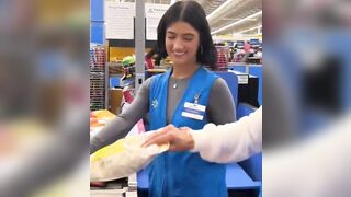 Wait..In Walmart? 2 of the Nicest Prettiest Walmart Cashiers you'll Ever See