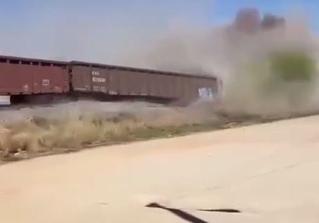 Horrible Train Derailment caught on Camera. Immigrant was killed