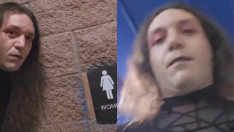 Transgender records himself sneaking into a women’s bathroom to lick the toilet seats