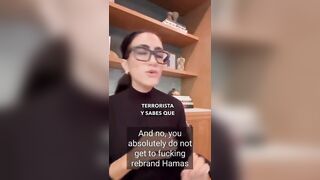 Iranian Woman Explains the Delusion of Westerners Supporting Hamas.