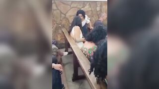 Couple both Caught Cheating in Church...Girl Rudely Iinterrupts the Whole Service