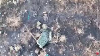 Brutal Drone Strike on Sleeping Soldier makes Him Suffer to Death