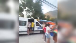 Criminal Anarchists Set Public Bus on Fire in Brazil