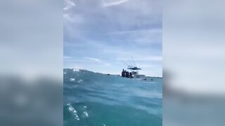 A ferry carrying 144 passengers in the Bahamas, bound for Blue Lagoon Island, capsized and sank.