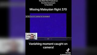 Man claims to have Leaked Military Video Evidence of Flight MH370 Vanishing into a Portal