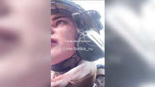 Cute Ukrainian Girl was So Hyped to Go to War until She Saw Real Combat.. LOL