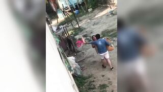 Woman in Towel gets Caught Cheating with, How Old is that Kid?