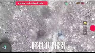 Russia-Ukraine. Soldier tries Hiding and Covering Up but is Pounded to his Last Breath by Dropped bombs