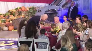 Creepy Biden Strikes again Cringe Moment with 6 Year Old Girl