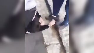 White Kid is Beaten by Black because of SLAVERY
