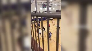 Entire Basketball Team Attacks the Referee after Losing