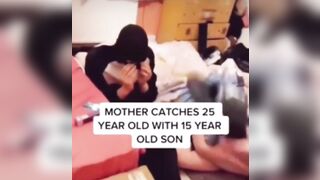 Mother catches a 25 year old Woman with her 15 Year Old Son