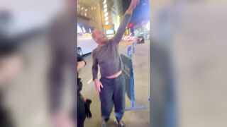 Rabbi Shmuley loses his mind and demands that New York police officer arrest a random