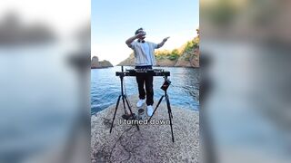 Attacked and tased while DJing by crazy French woman