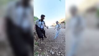 Attacked and tased while DJing by crazy French woman