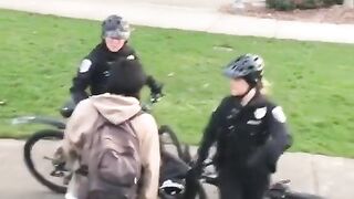 2 Female Cops are Power Hungry..Watch this Pathetic Arrest