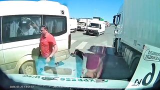 Traffic Dispute ends in brutal way