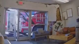NFD engine crashes into building after firefighter ‘experienced a medical episode’