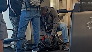 WOW: Drug Agents Searching Passengers for Cash at Airport Gates