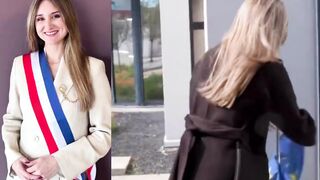 Several French far-right mayors take down EU flags