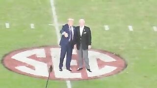 (Stadium View) College Crowd in South Carolina Goes Wild for Trump.