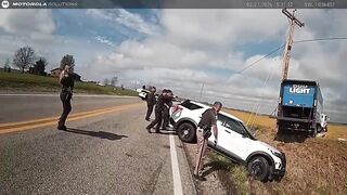 WILD: Drunk man steals Bud Light truck hits patrol car before pepper balls force him out