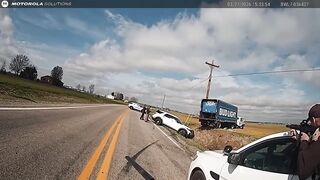 WILD: Drunk man steals Bud Light truck hits patrol car before pepper balls force him out