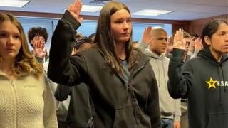 Getting ready for basic training. May God protect them all.