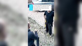 Black Man Racially Abuses His Neighbour & Vandalises His Property