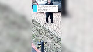 Black Man Racially Abuses His Neighbour & Vandalises His Property